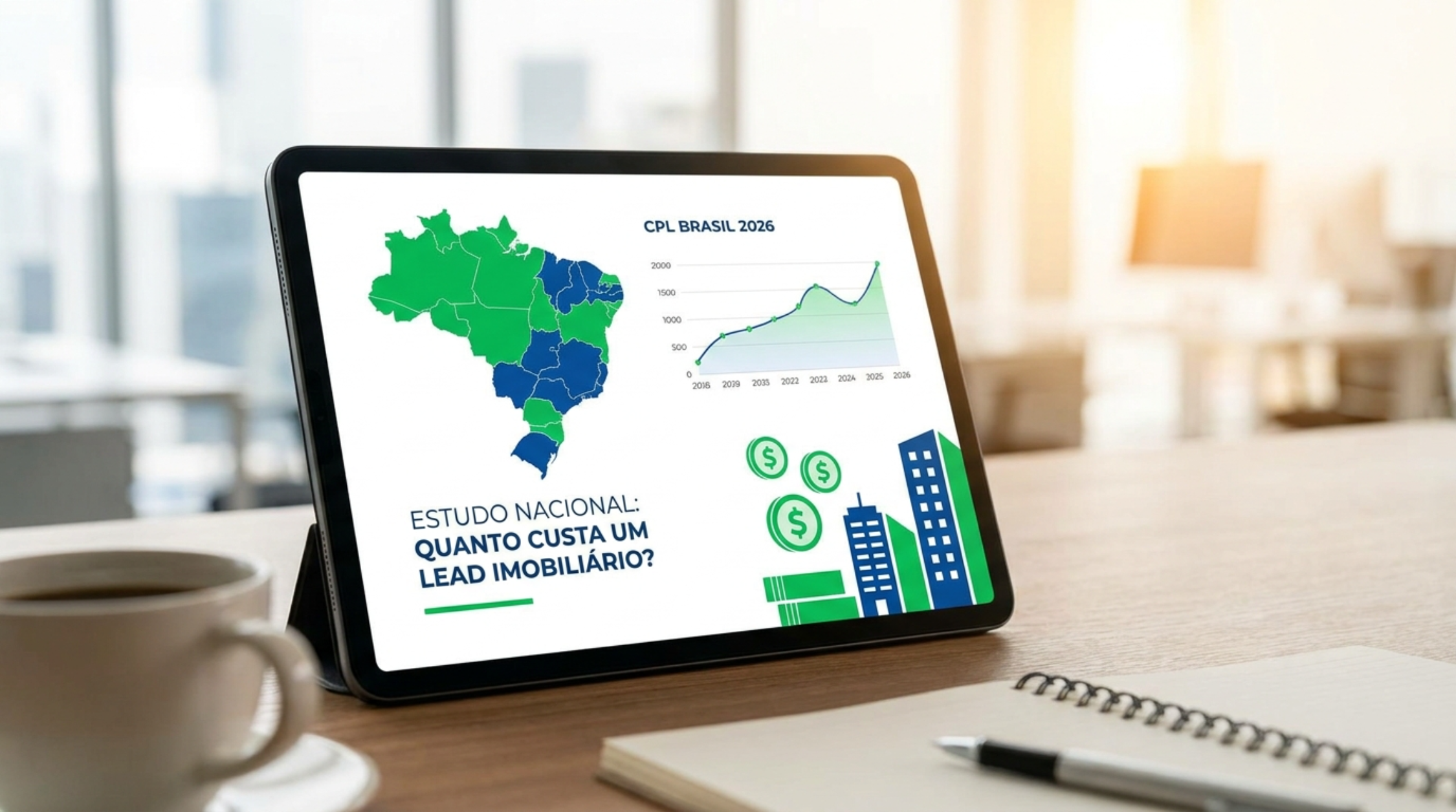 Quanto custa um lead imobiliário no Brasil em 2026? Places lança estudo nacional de CPL