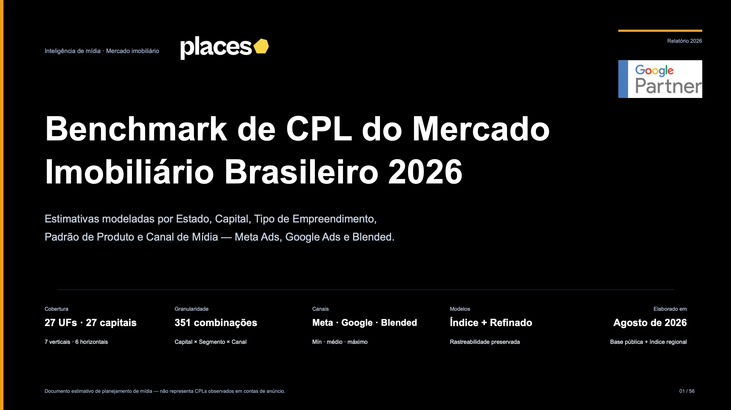 Estudo de CPL Places 2026