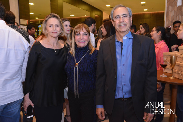 Sheila di Podestá, Lucinha Daher e Paulo Roberto Costa